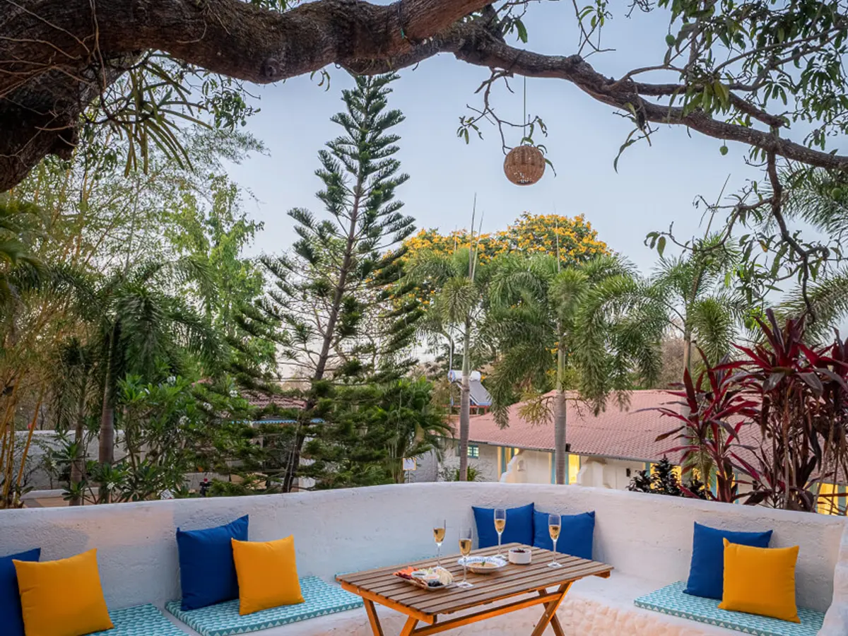 Outdoor Seating | Villa Santorini in Alibaug