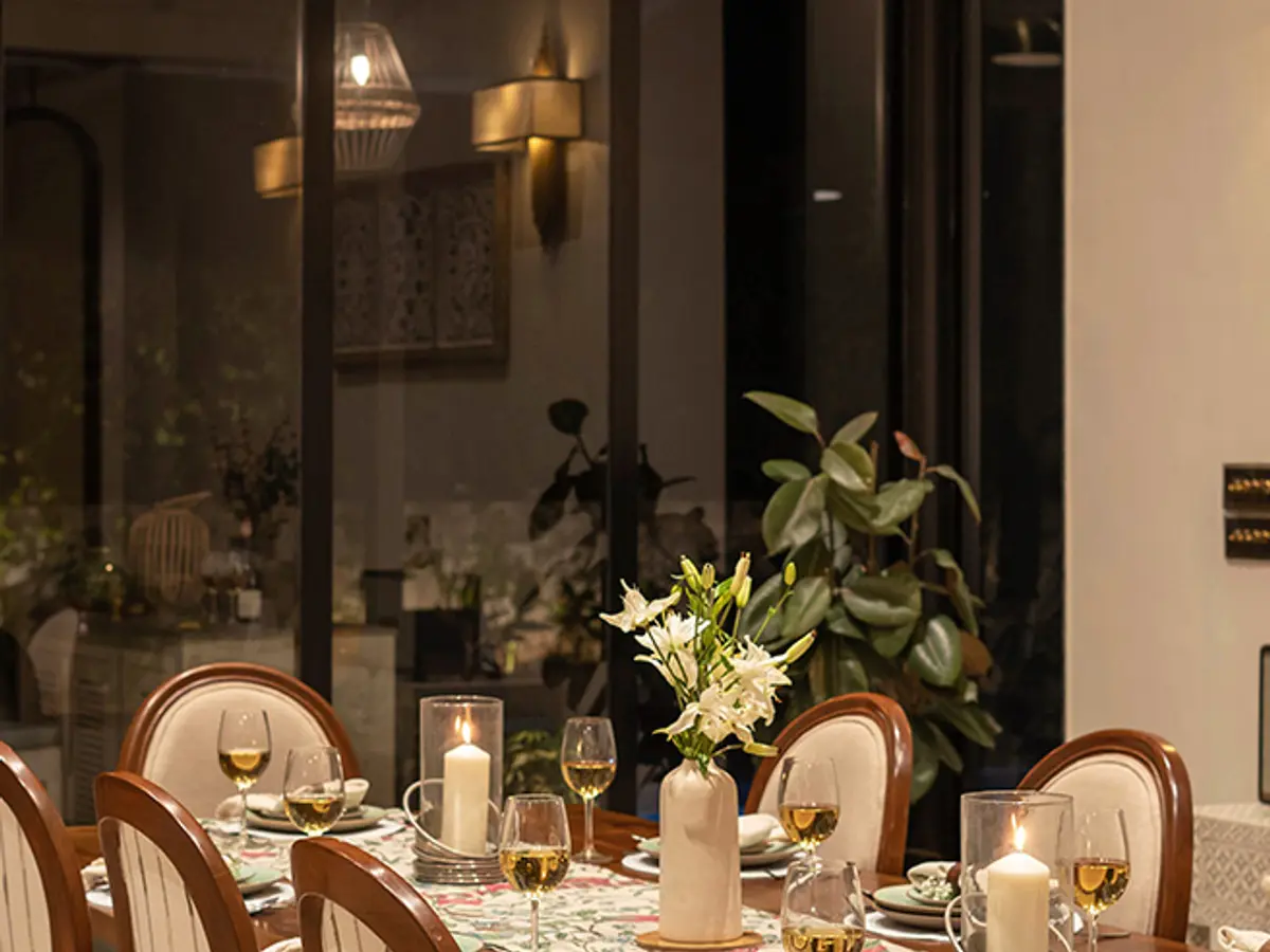 In-villa Dining for larger groups in Alibaug | Siena D