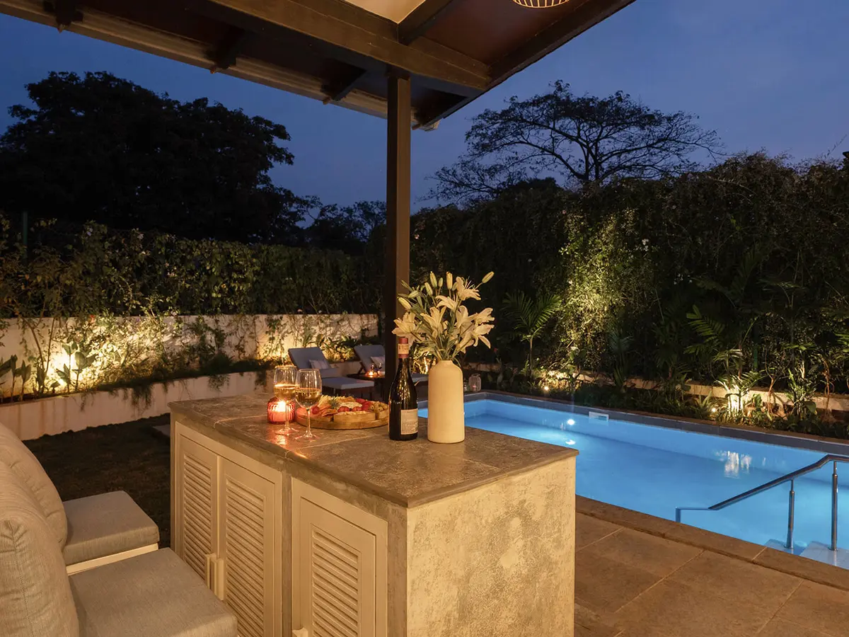 Swimming Pool in Villa - Siena D Villa in Alibaug