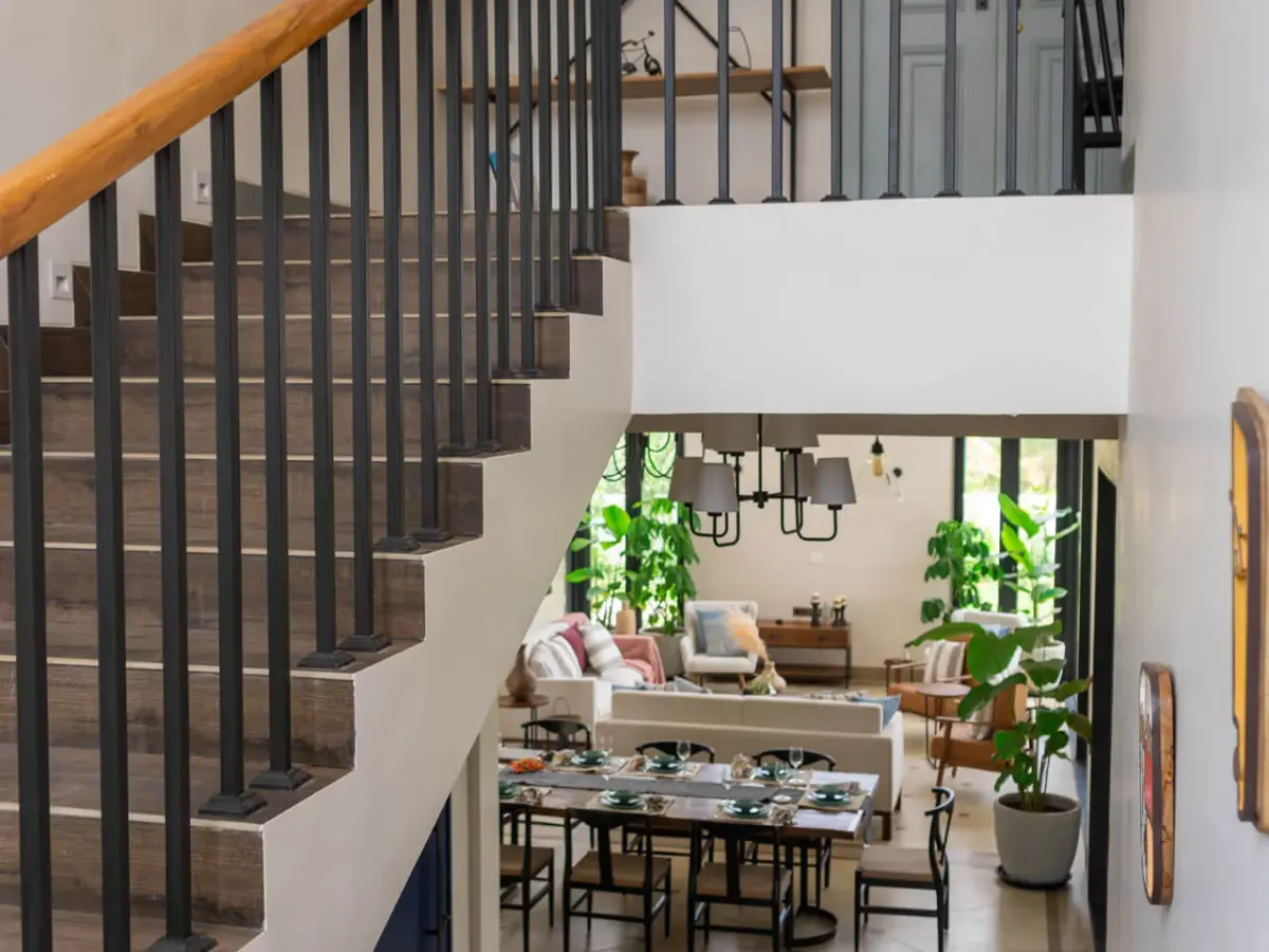 Staircase | Siena B | Private Villa by Lohono Stays