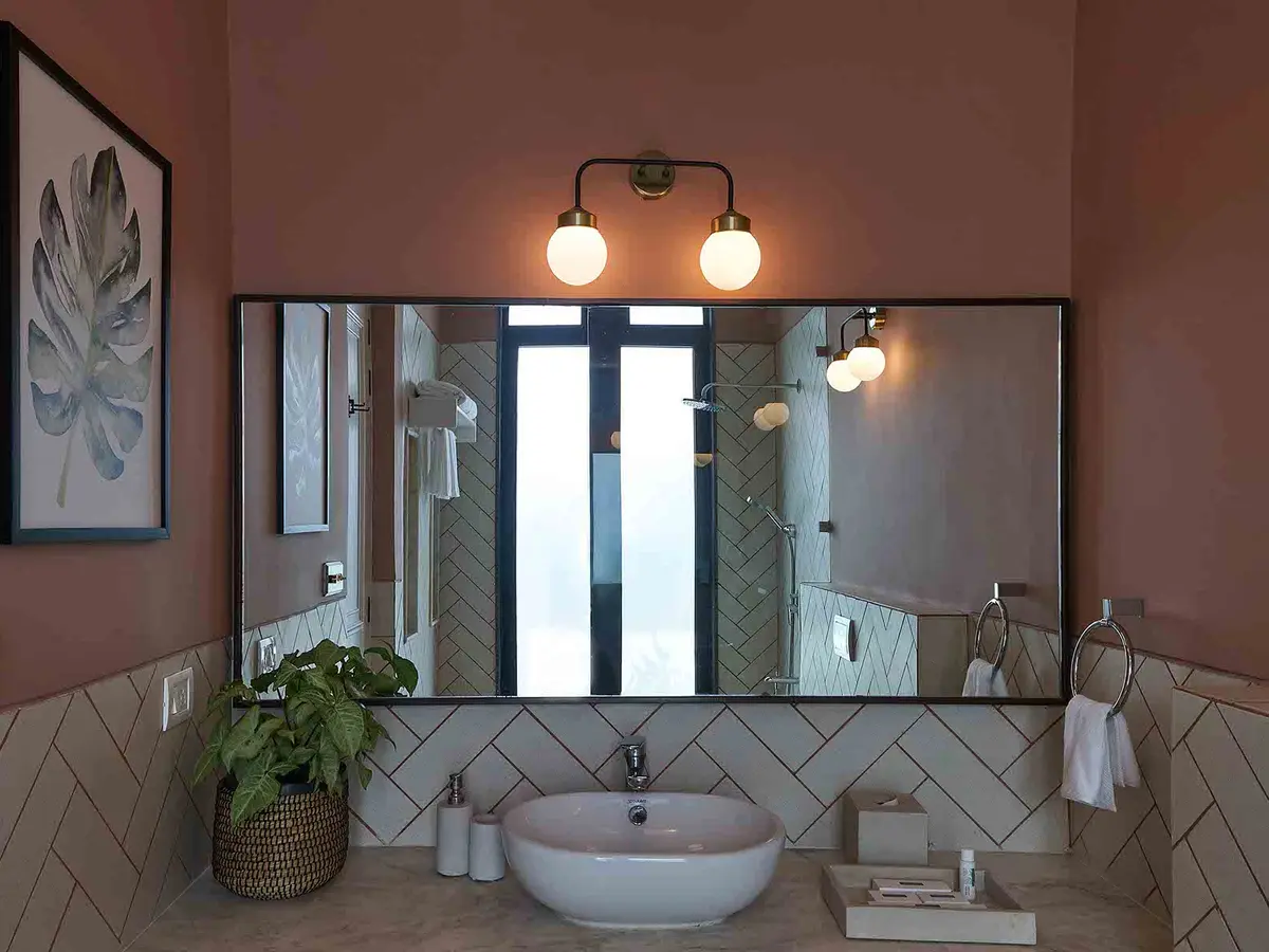 Bathroom with Amenities - Sienna | Lohono Stays