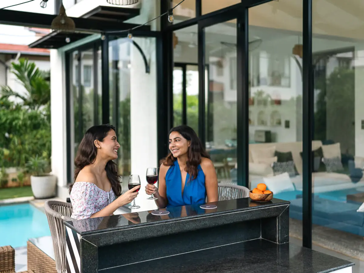 Outdoor Bar Area | Siena Villa F | Lohono Stays