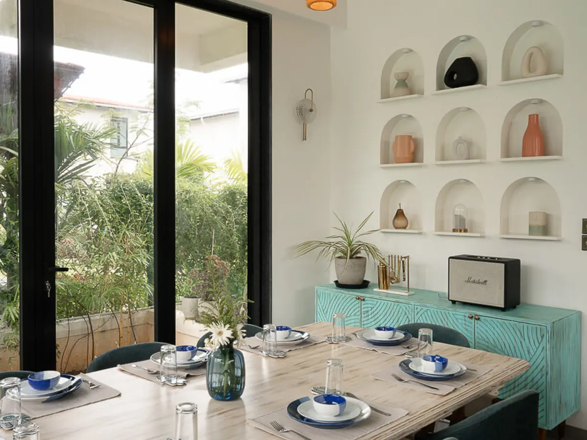 Private Dining Area | Siena Villa F by Lohono Stays