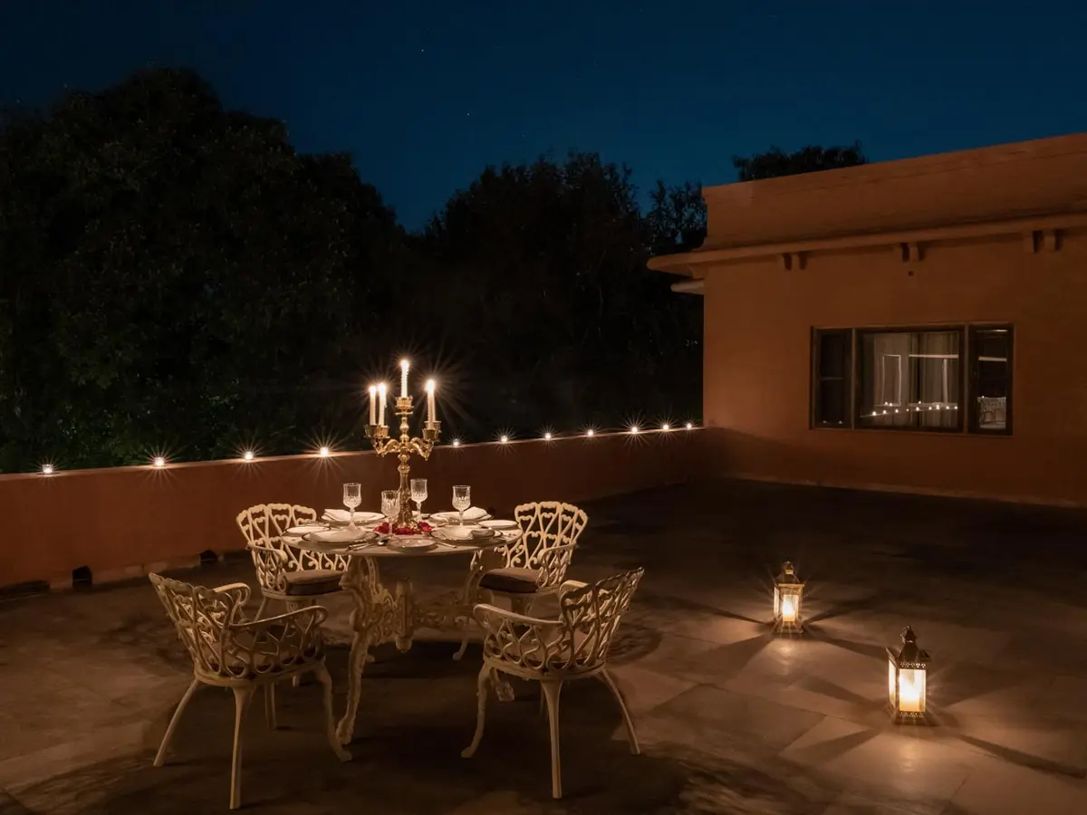 Srinivas - The Royal Residence - Starry night dinner