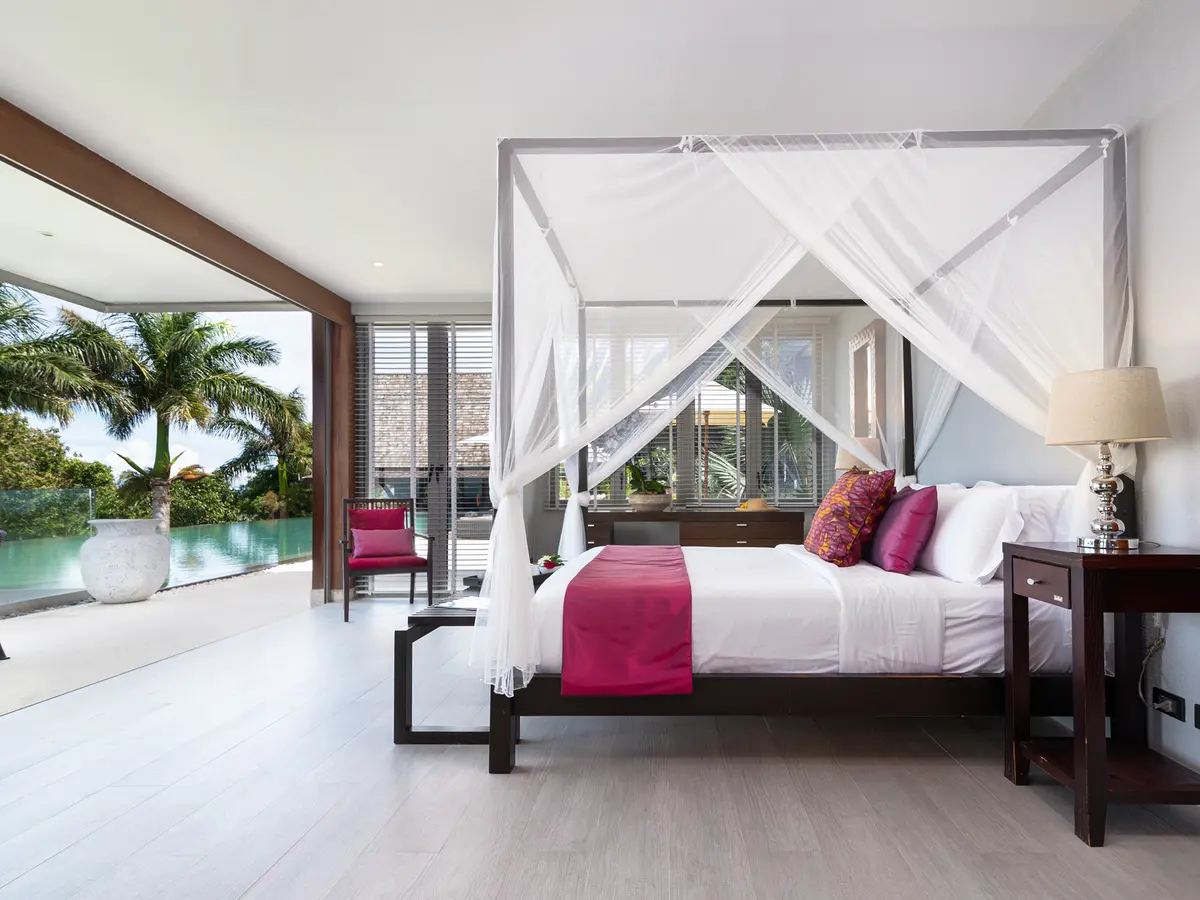 Villa Suralai - Poolside master suite view