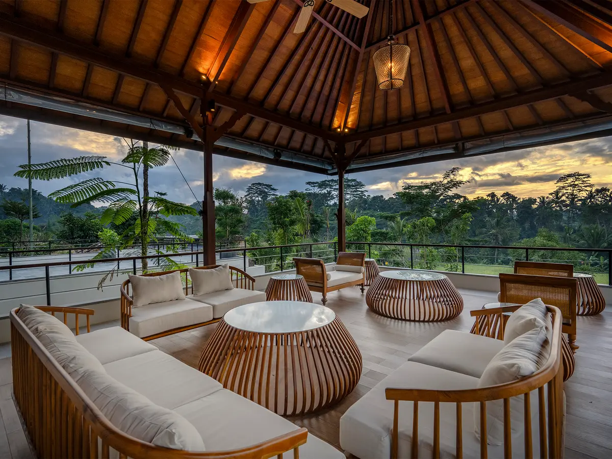 Pala Ubud - Villa Sanghyang - Relaxing terrace lounge