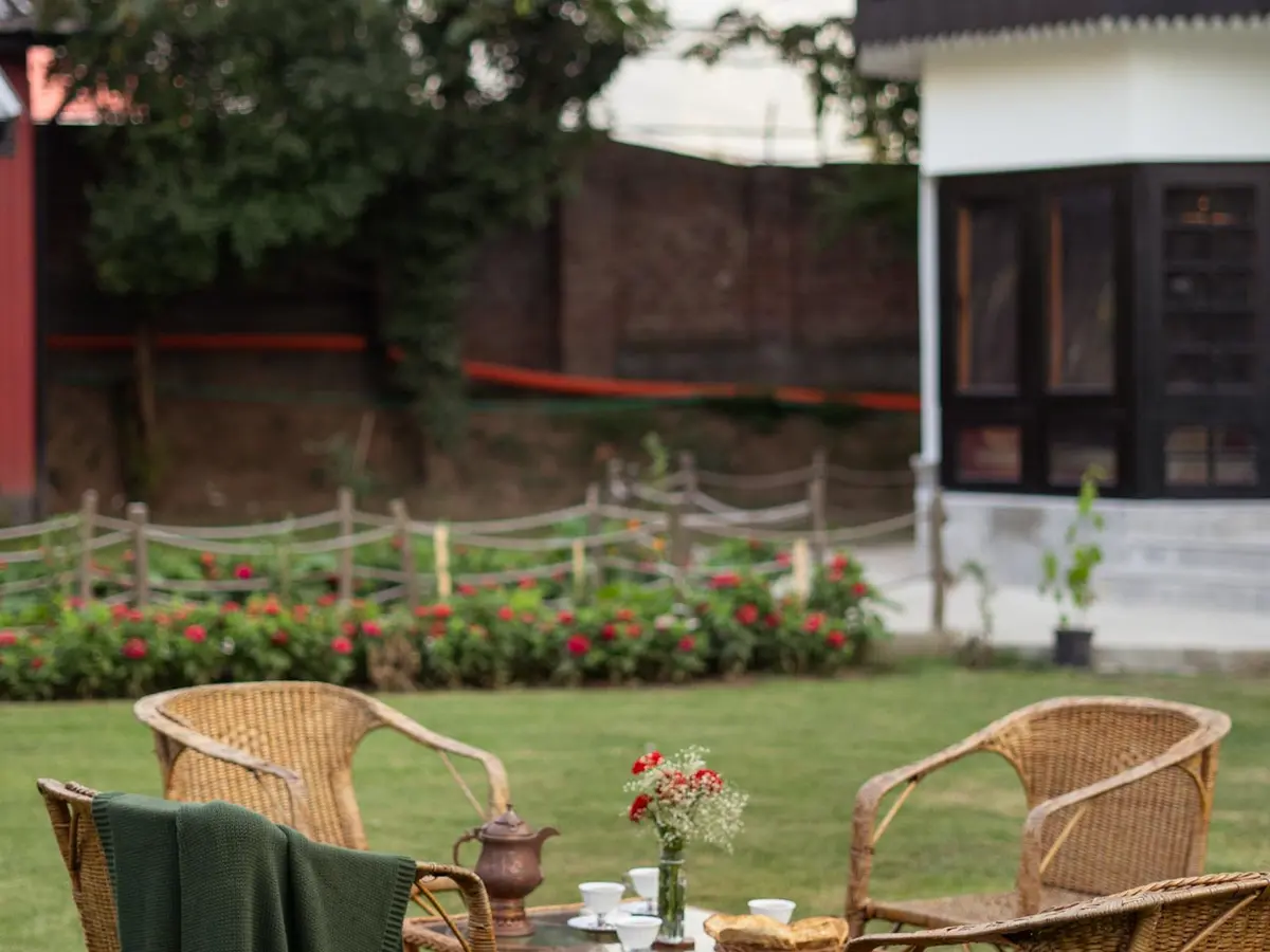 Zaznar - The Red Cottage - Tea on the lawn