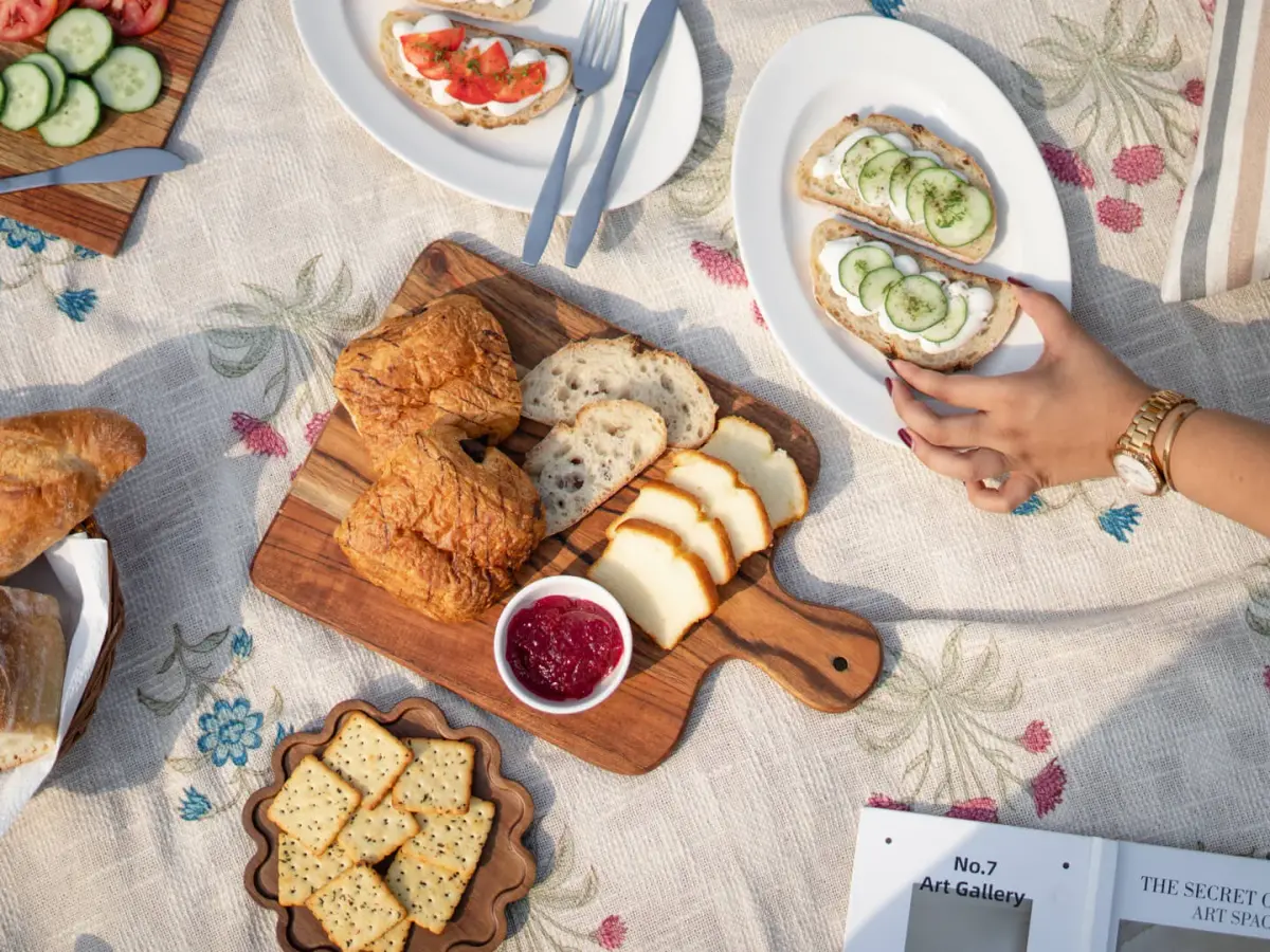 Picnic setup in the garden | Ushta Villa | Alibaug