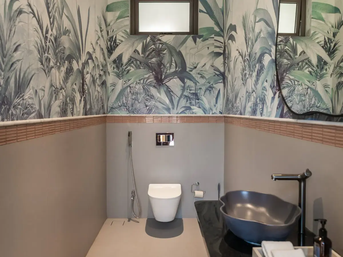 Powder Bathroom | Ushta Villa | Alibaug