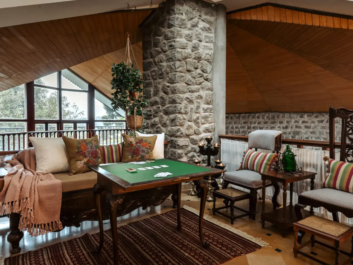 First Floor Common Area | Valora Estate by Lohono Stays