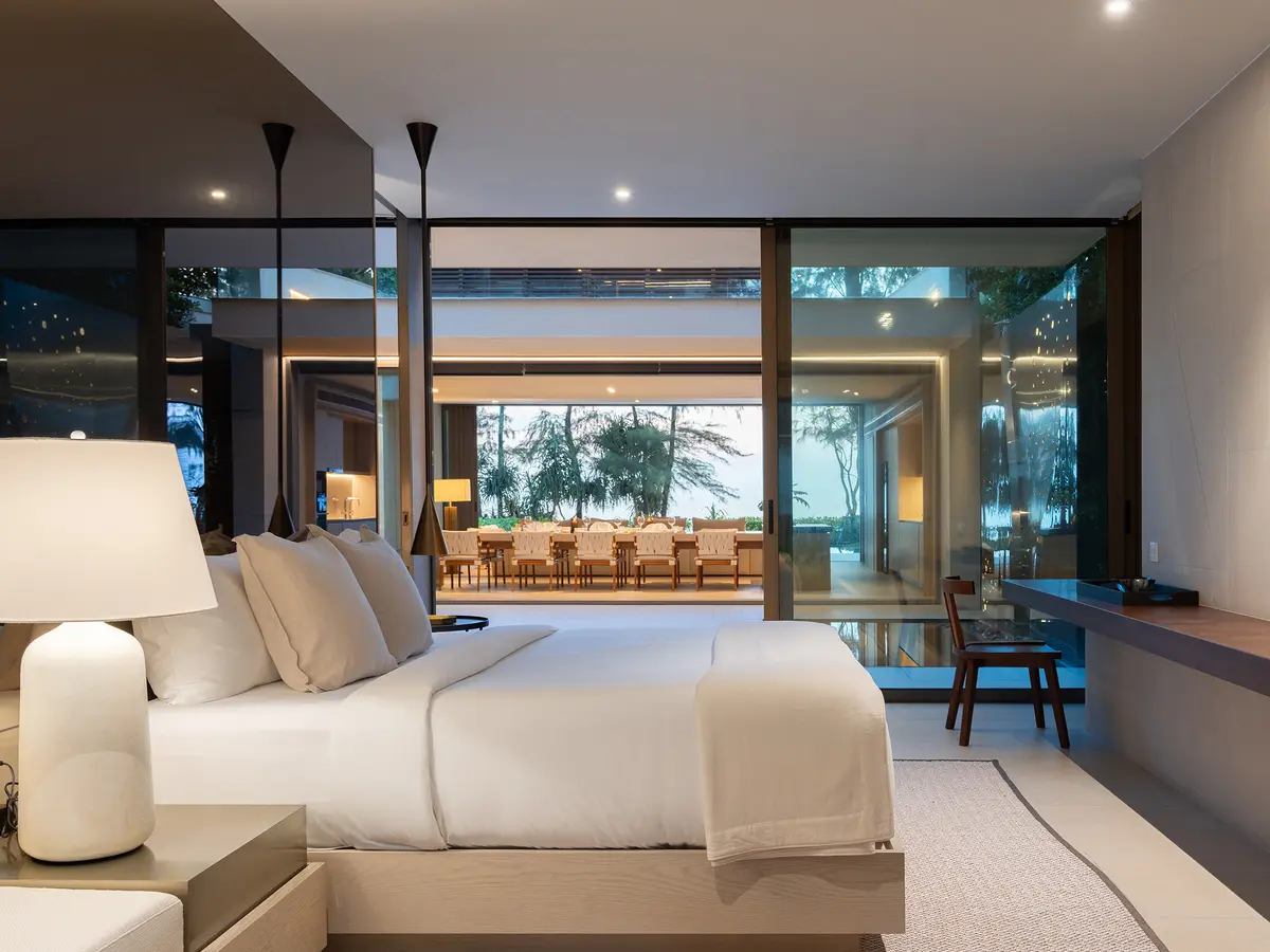Veyla Beach Villa 6 - Calming guest bedroom 1 by the terrace
