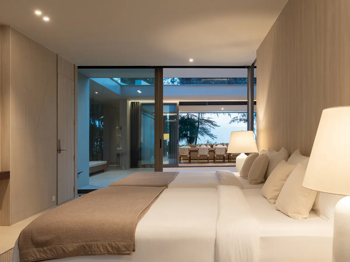 Veyla Beach Villa 6 - Comfortable guest bedroom 2 by the terrace