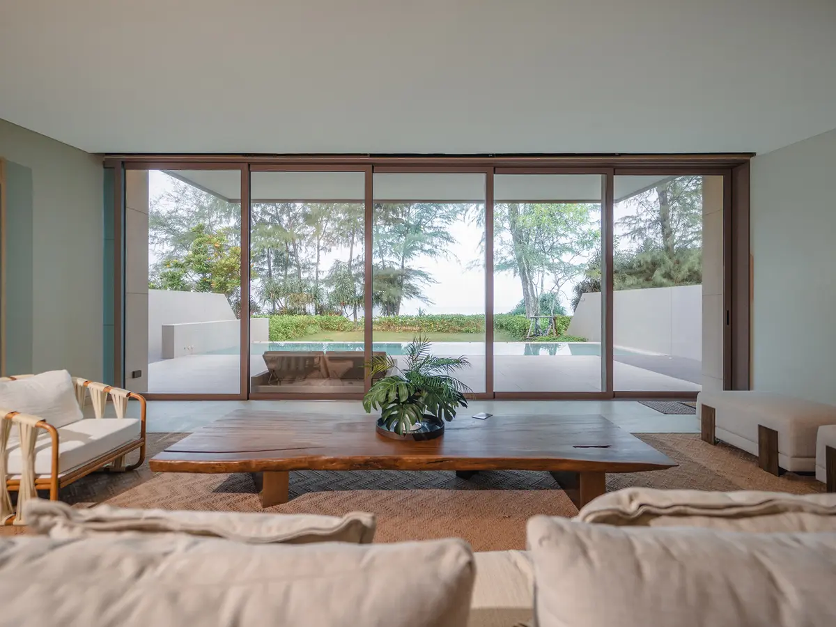 Veyla Beach Villa 6 - Living area by the pool