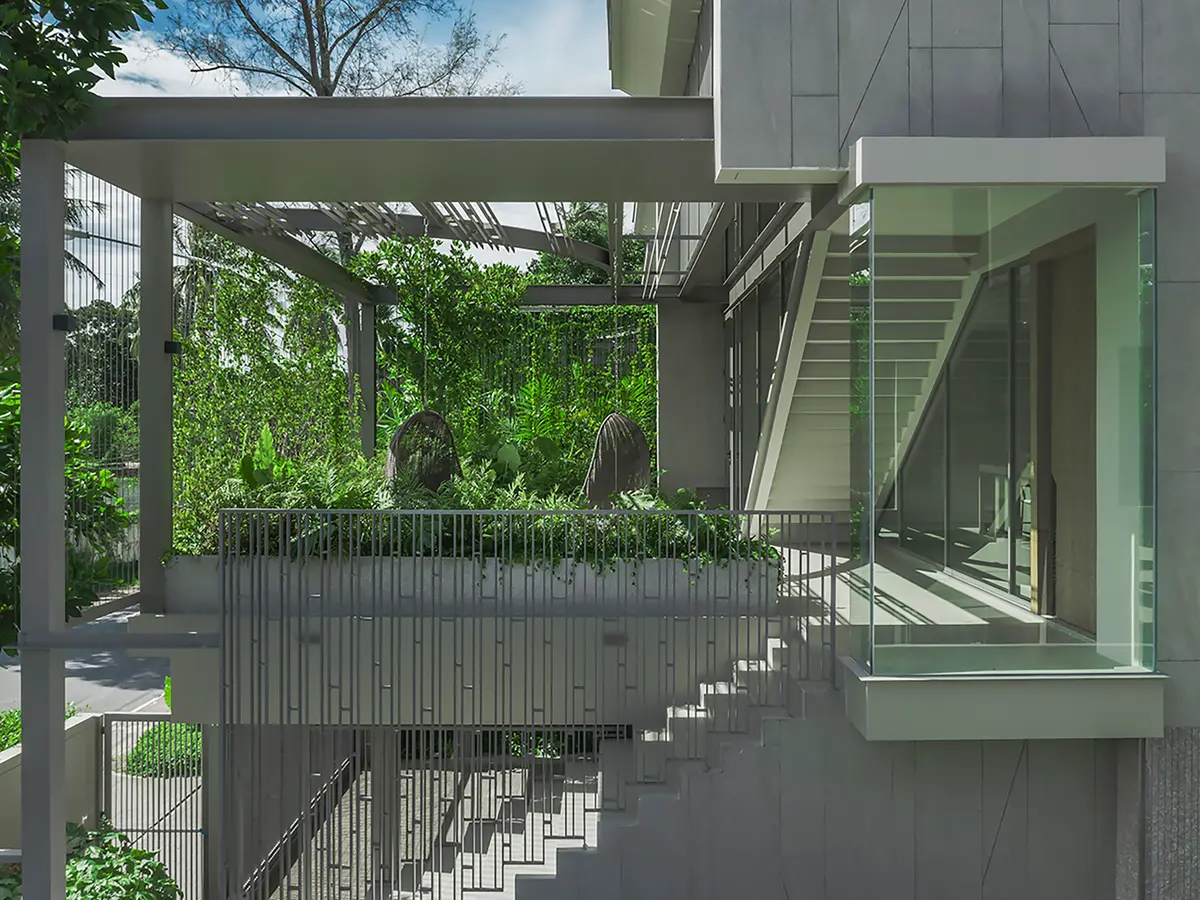 Veyla Natai Residences - Staircase from the entrance