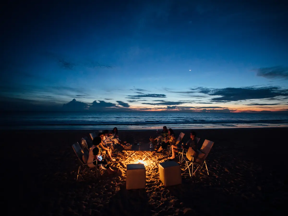Veyla Natai Residences - Cosy bonfire at the beach