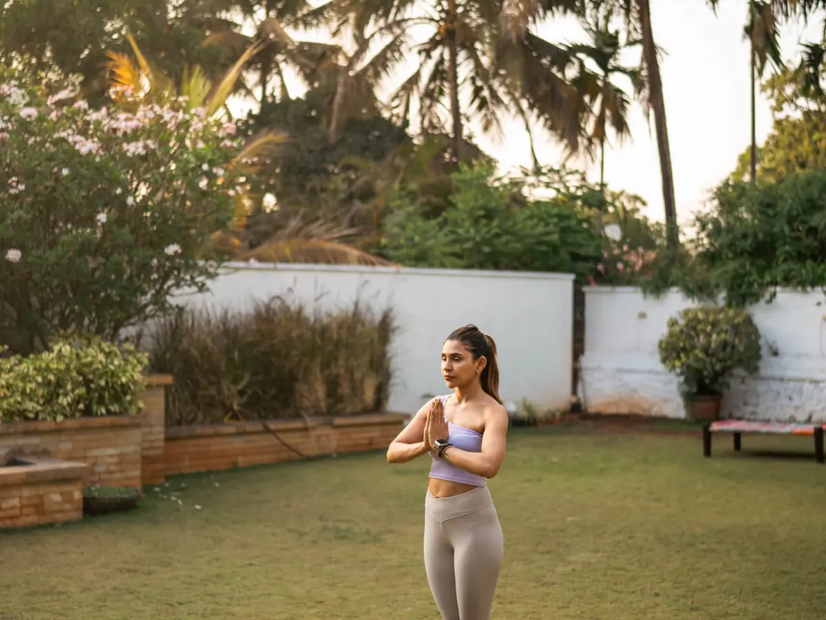 Yoga Practice | Villa In Alibaug | Villa Amber | Lohono Stays