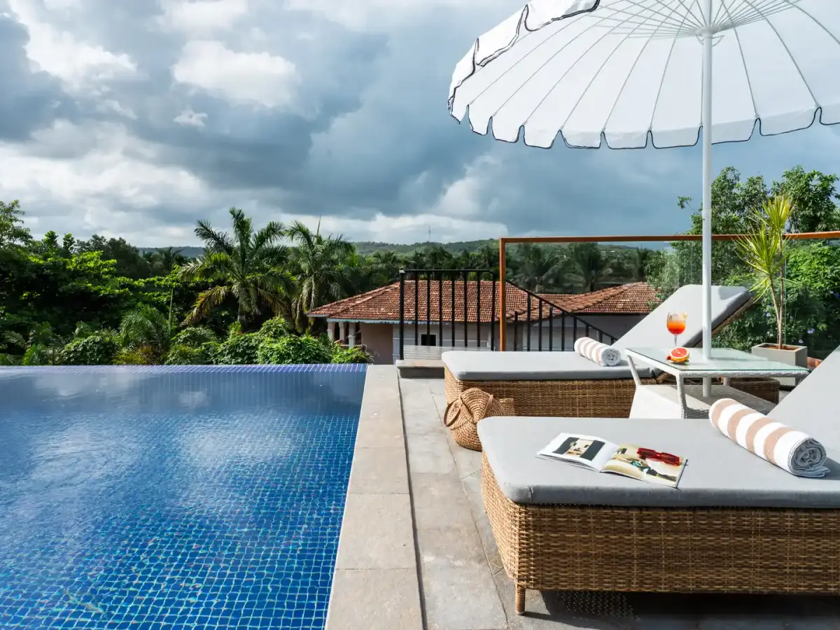 Poolside Lounging | Azora Villa, Goa