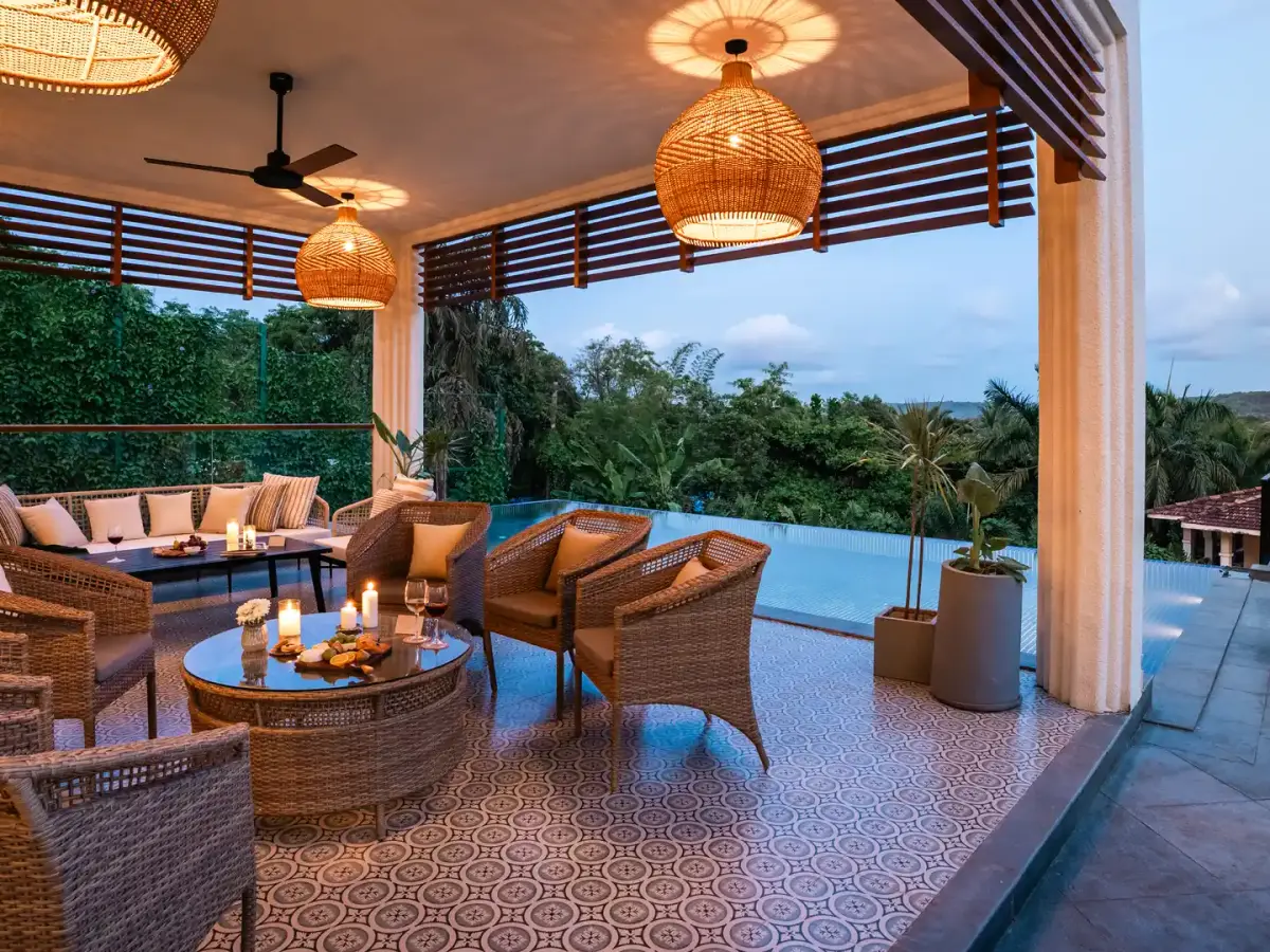 Poolside Lounging | Azora Villa, Goa