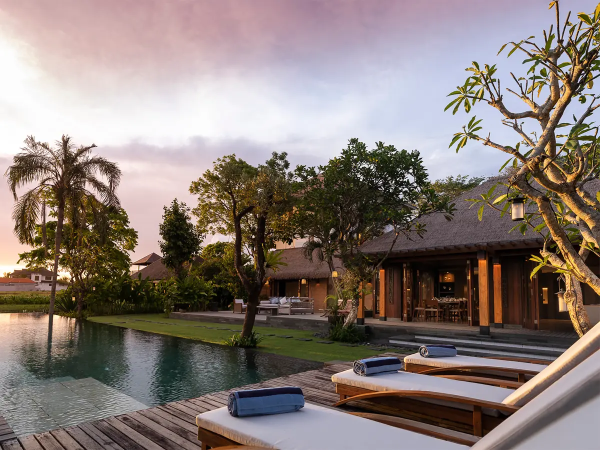 Villa Bangkuang - Sunset View from the Villa