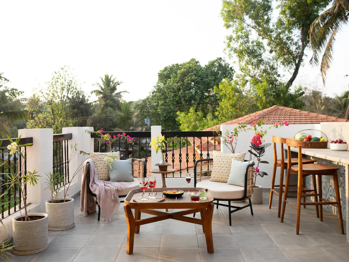 Terrace Breakfast | Estate De Carmo by Lohono Stays 