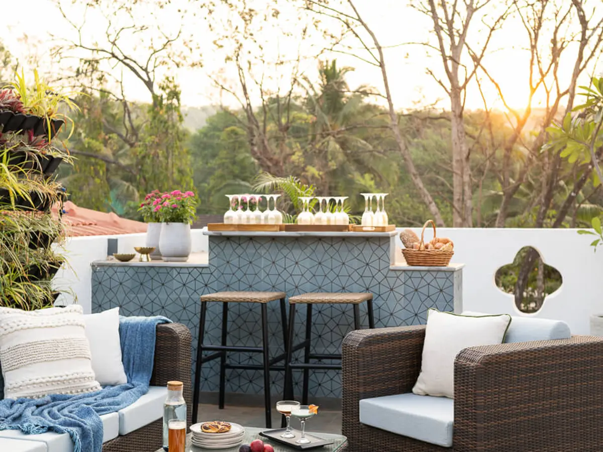 Terrace Breakfast | Villa Feliz by Lohono Stays 