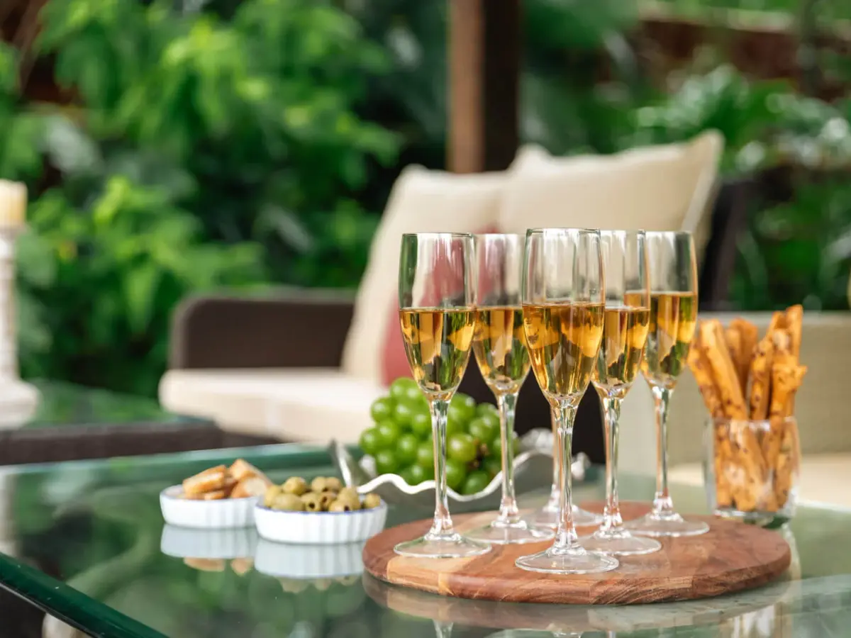 Villa Lani - Poolside drinks