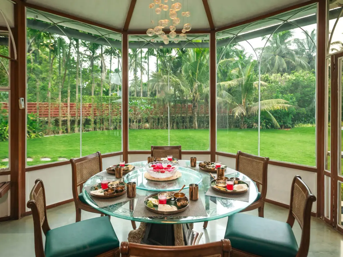 Villa Lani - Dining Area with view