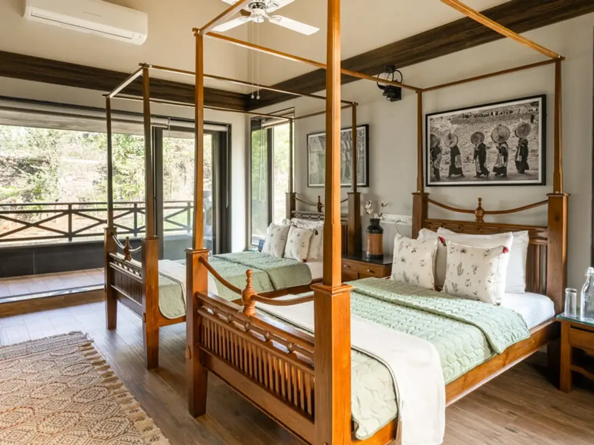Twin Bedroom | Villa Myst | Lonavala