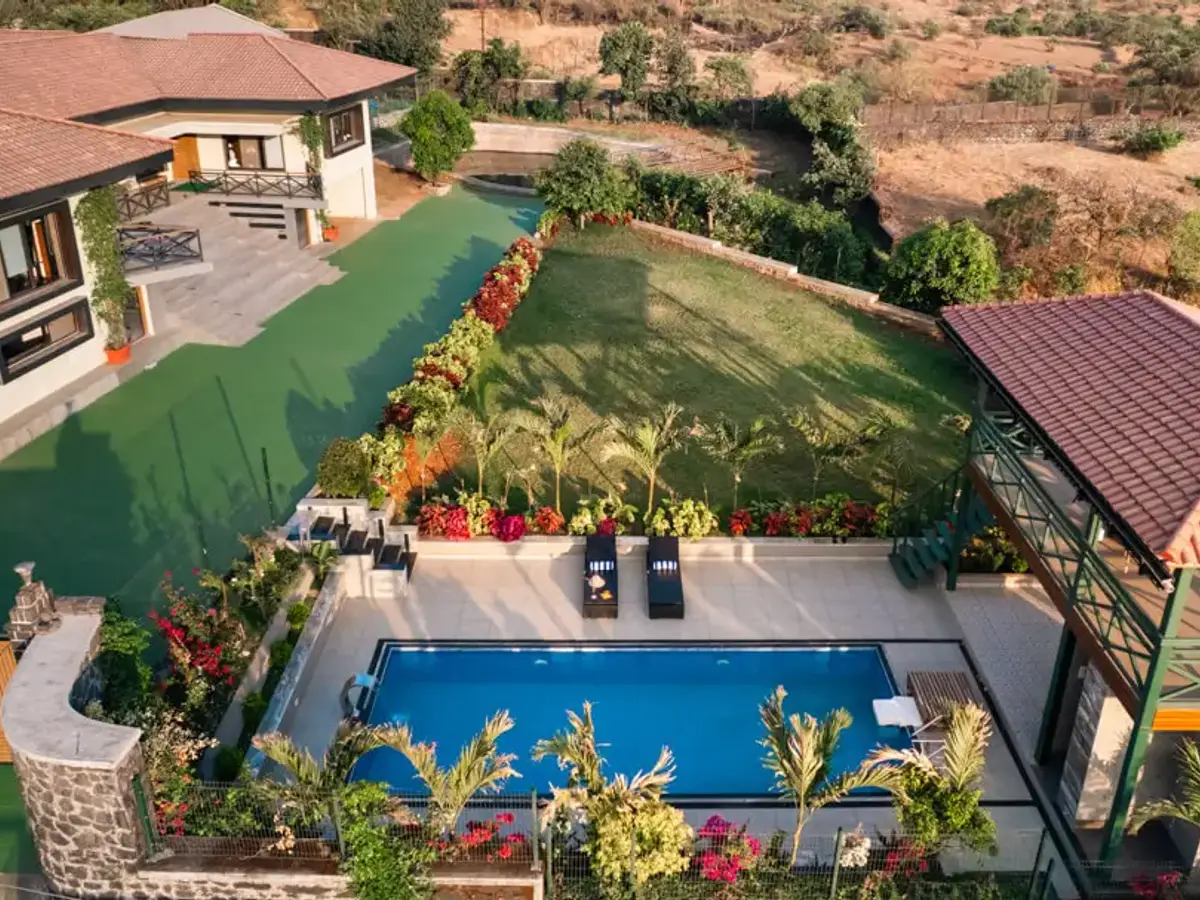 Aerial View | Villa Myst | Lonavala