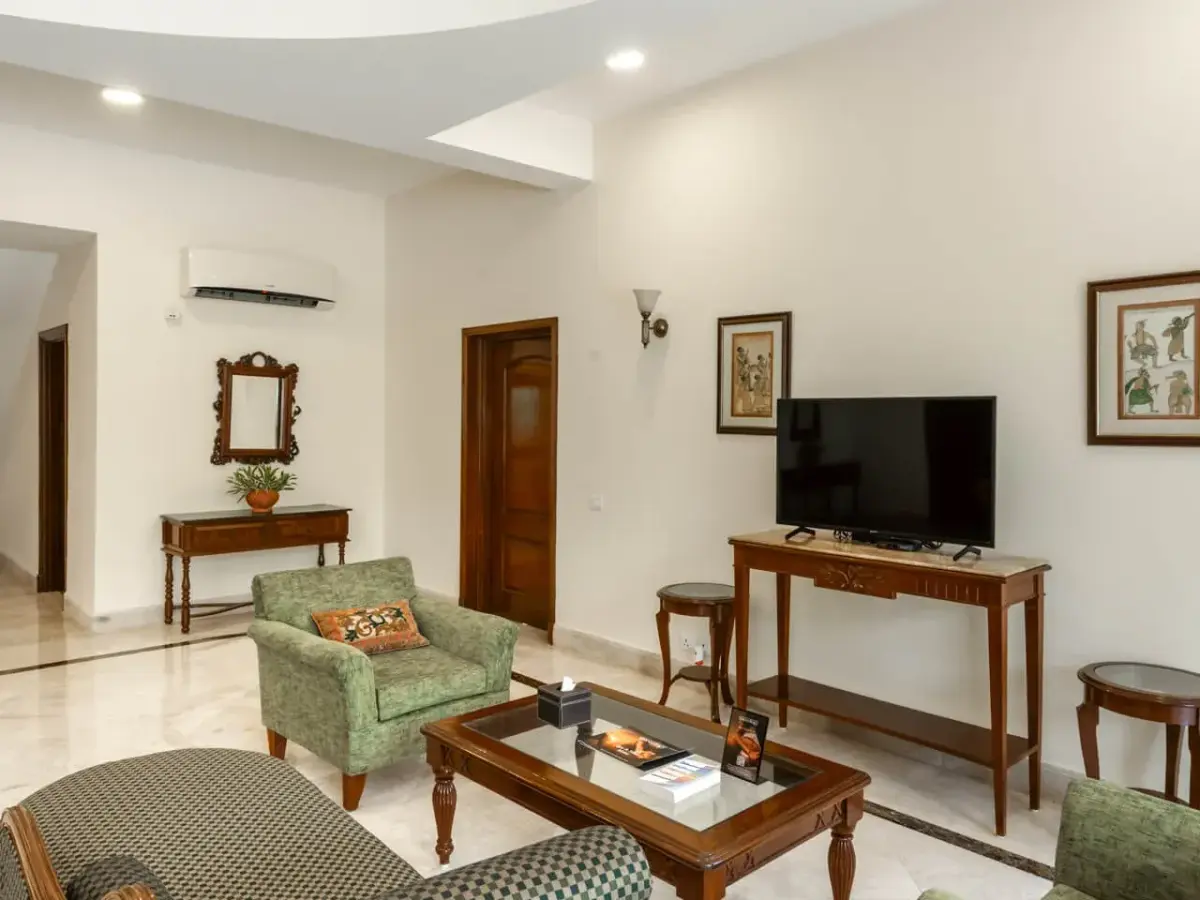 TV Area | Villa in South Goa | Lohono Stays
