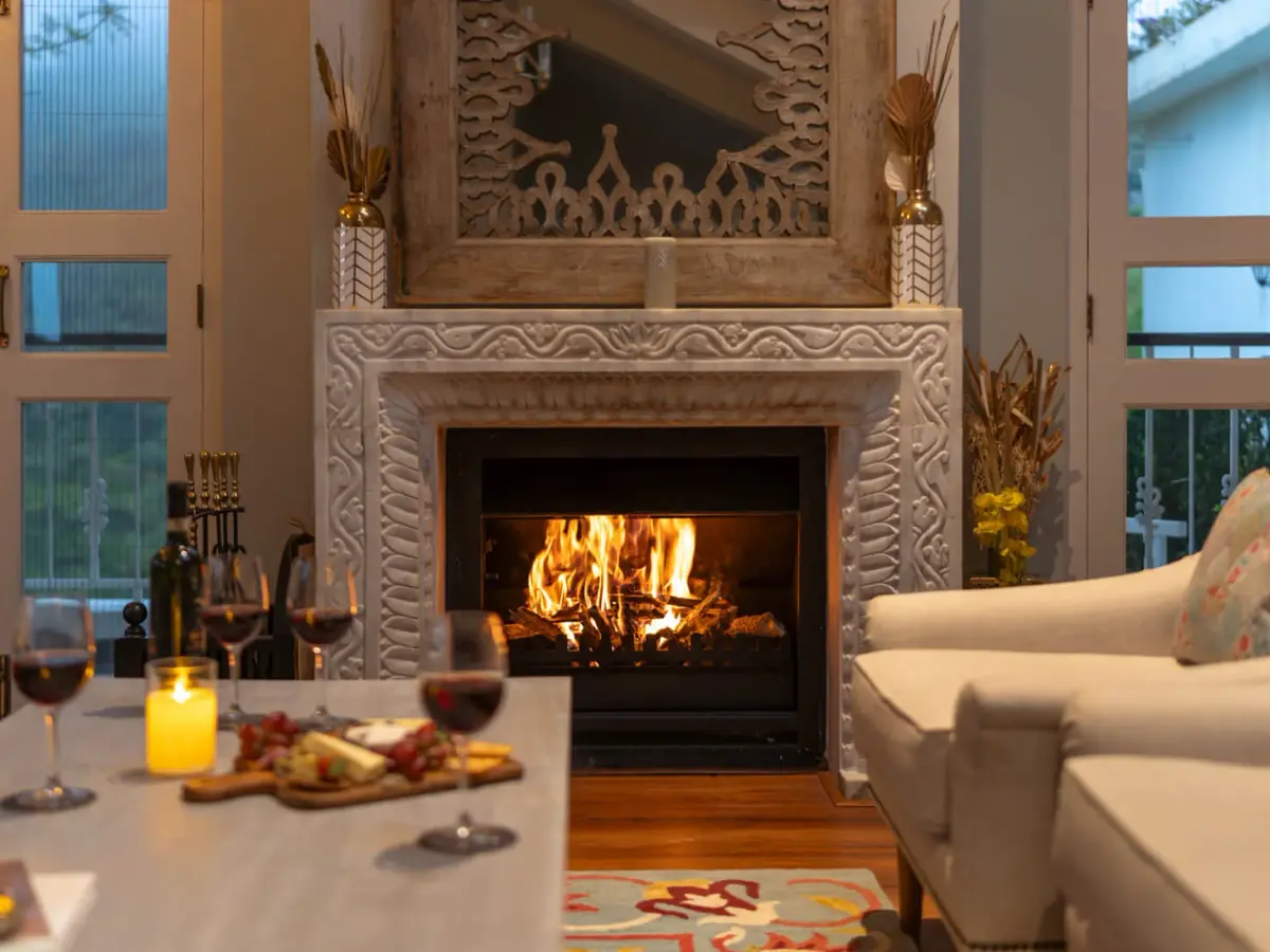 Indoor Bonfire | Private villa | Villa Aikyam