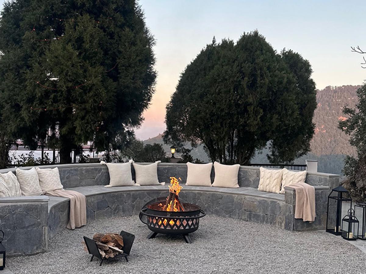Bonfire Area | Airyland Estate - Villa in Mussoorie