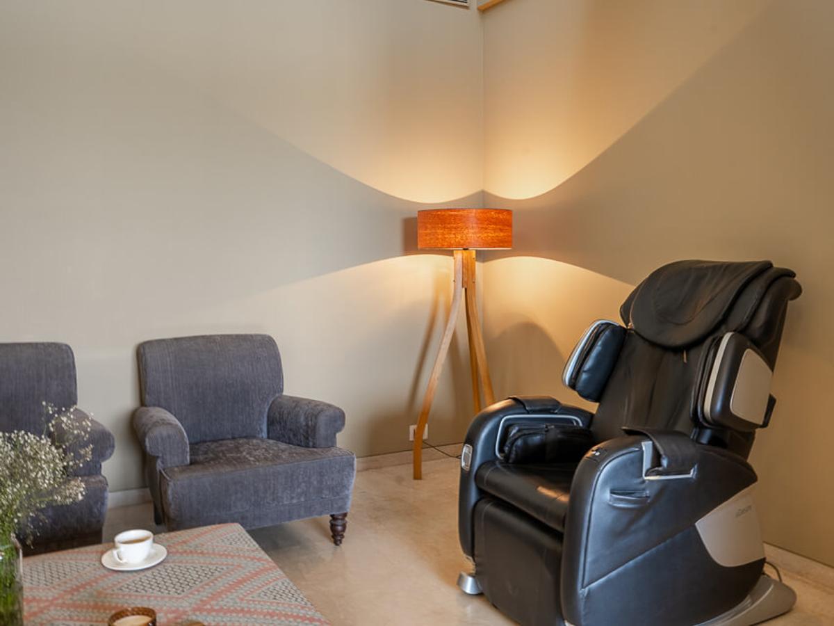 In-Room Massage Chair | Bamboo Breeze by Lohono Stays