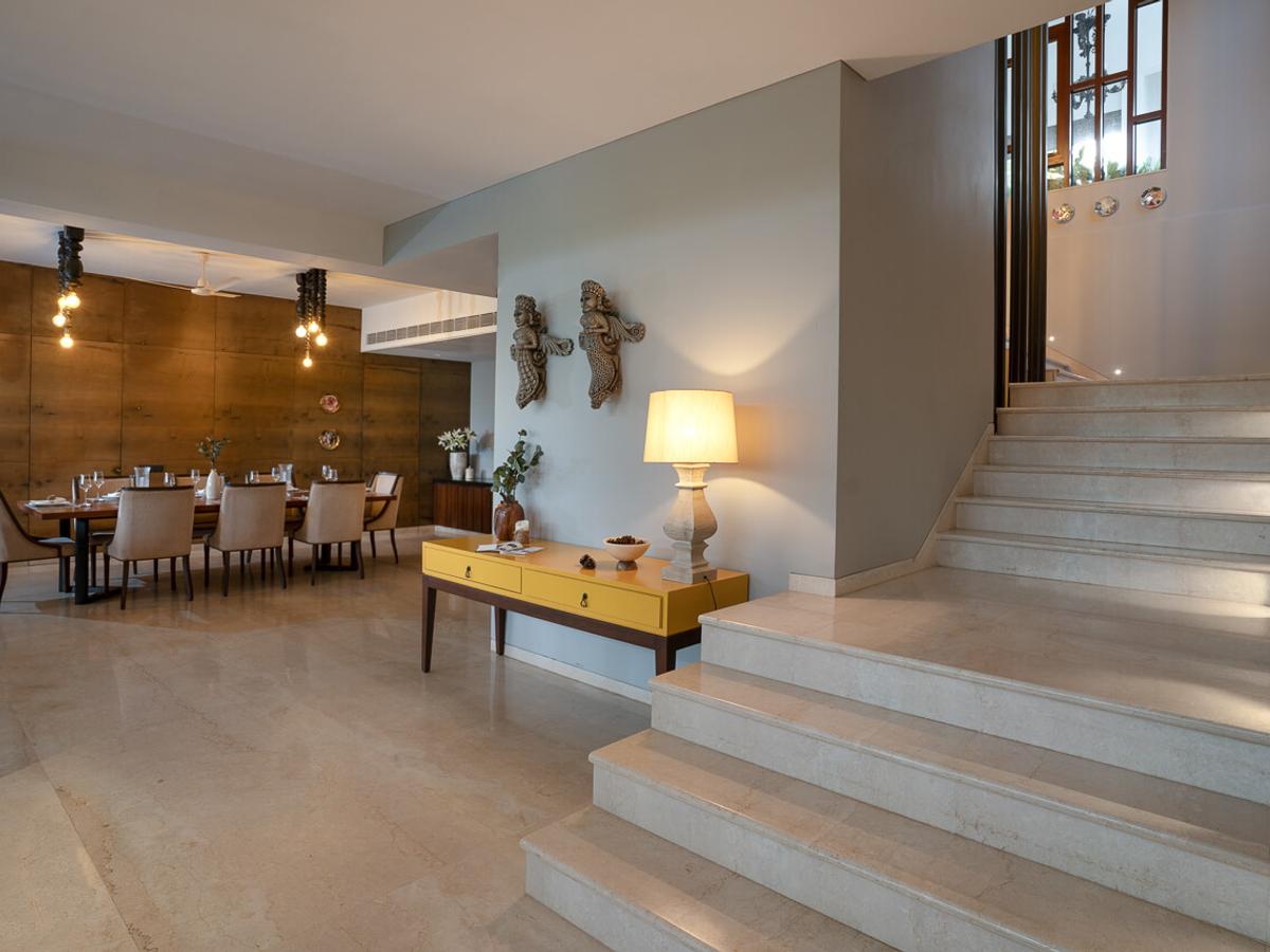 Dining Area | Bamboo Breeze by Lohono Stays 