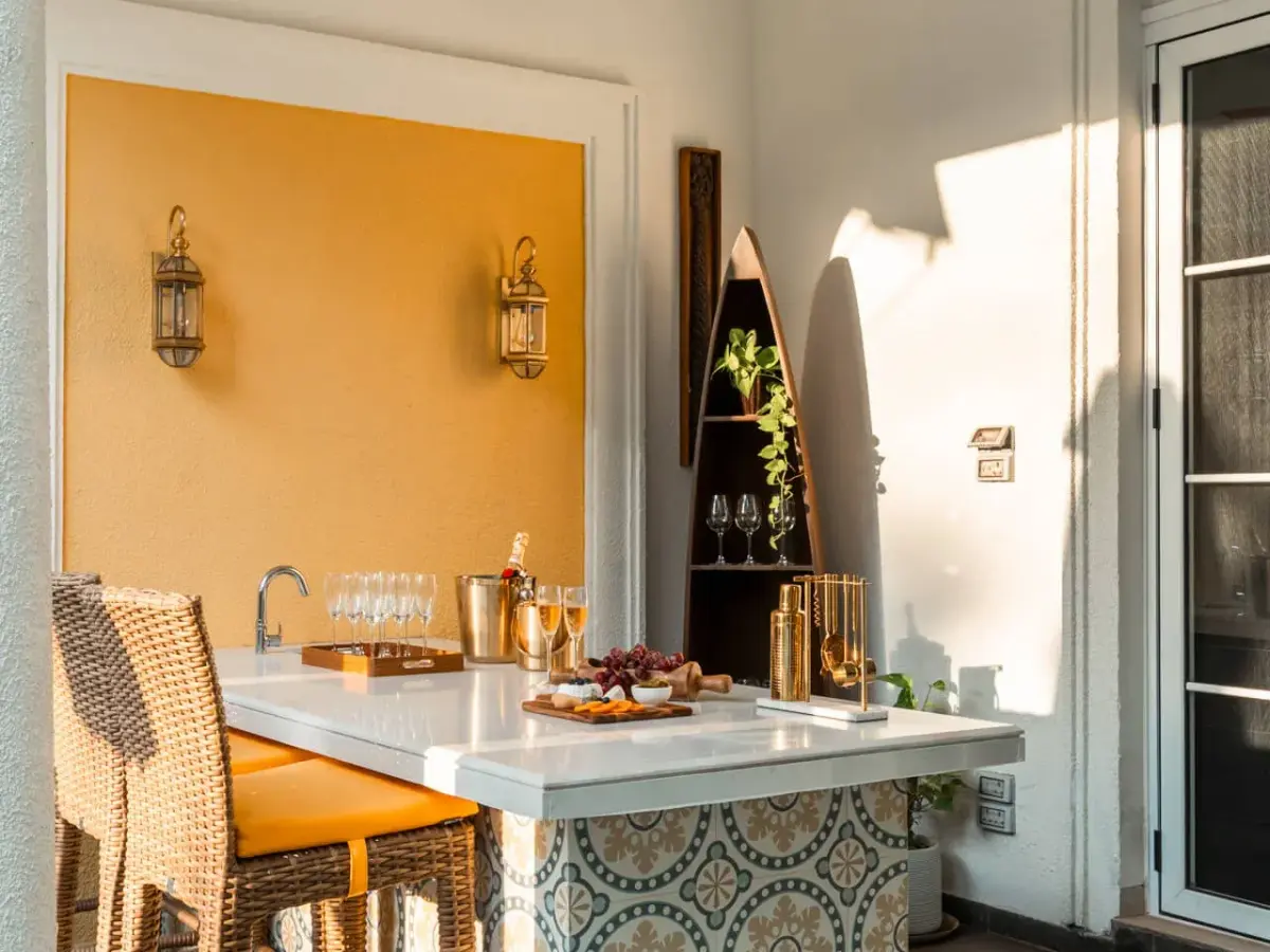 Outdoor Bar Area | Beleza Villa B by Lohono Stays