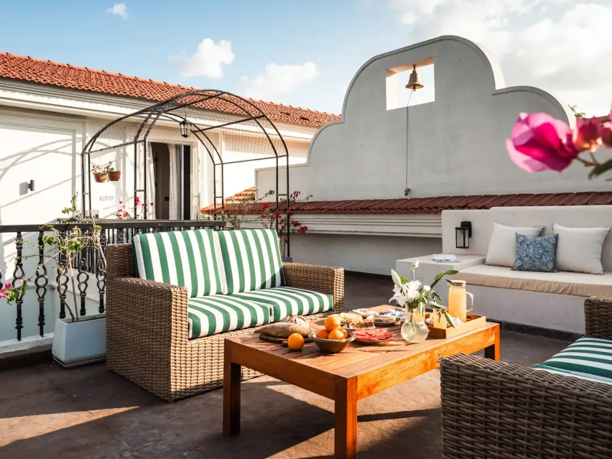 Terrace Seating Area | Beleza Villa B by Lohono Stays