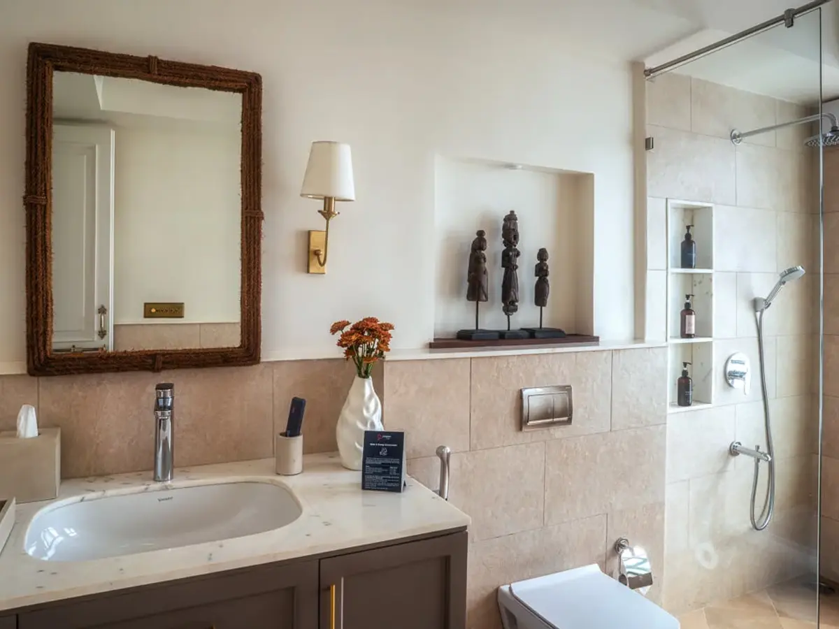 Bathroom 2 | Villa in Goa - Beleza Villa C by Lohono Stays