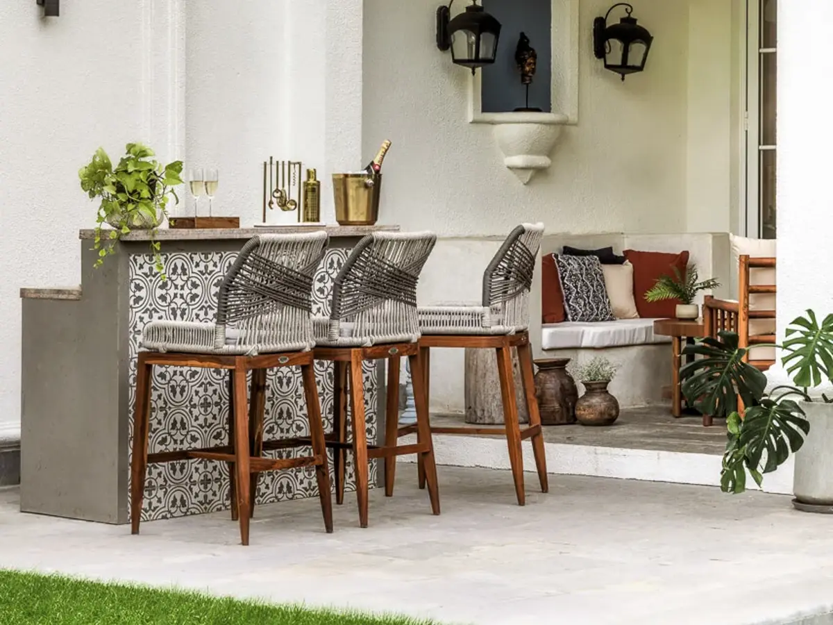 Outdoor Bar | Beleza Villa C by Lohono Stays