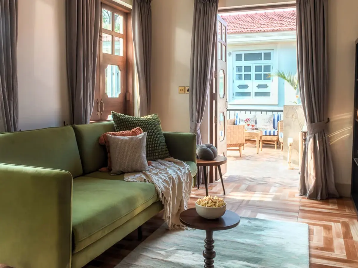 TV Room | Calisto Villa A by Lohono Stays