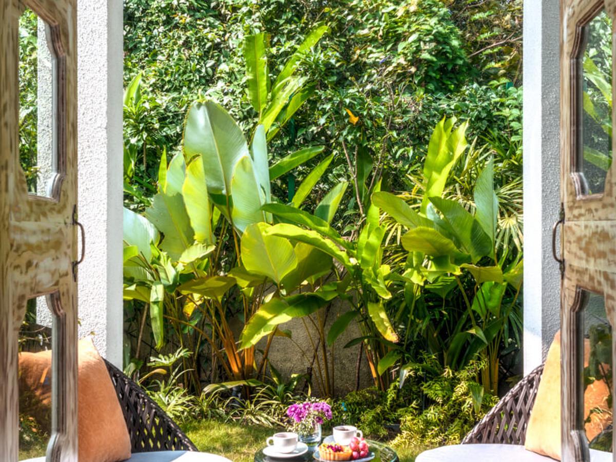 Outdoor Seating | Calisto Villa E by Lohono Stays