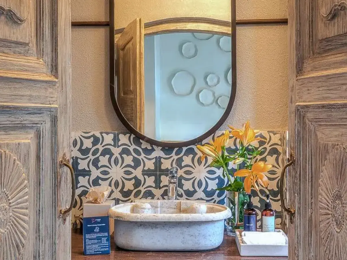 Powder Room | Castello Villa 2 by Lohono Stays