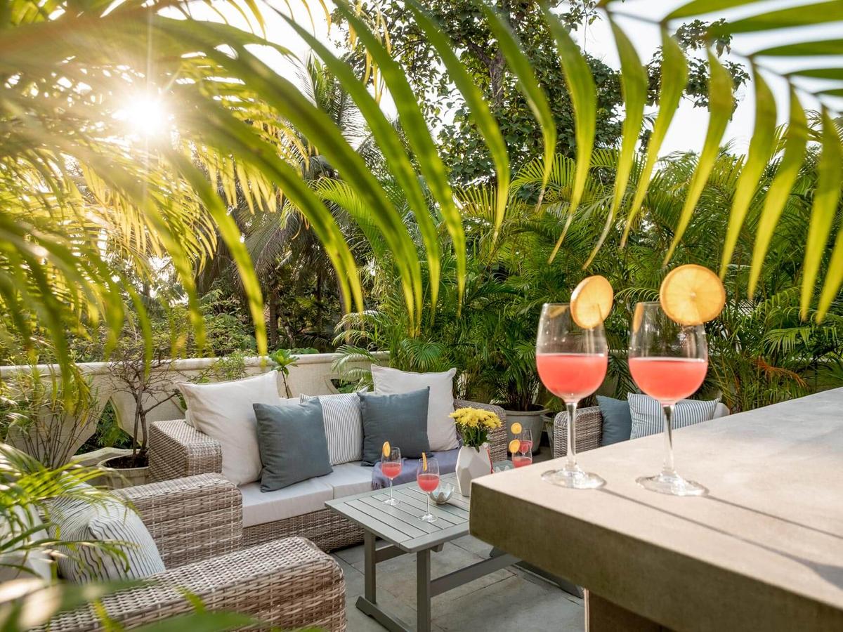 Castello Villa 3 - Terrace Bar Area