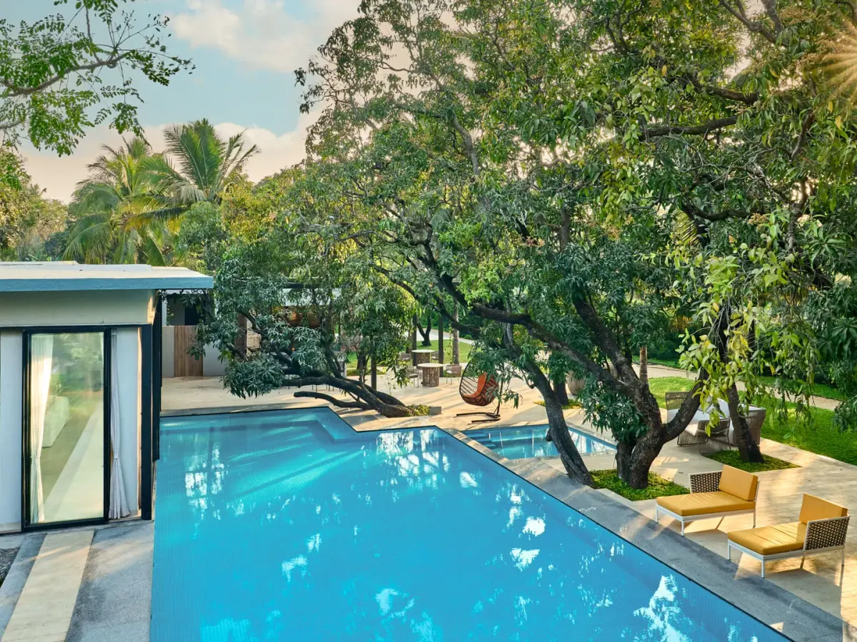 Outdoor Swimming Pool | Hermes Coves by Lohono Stays