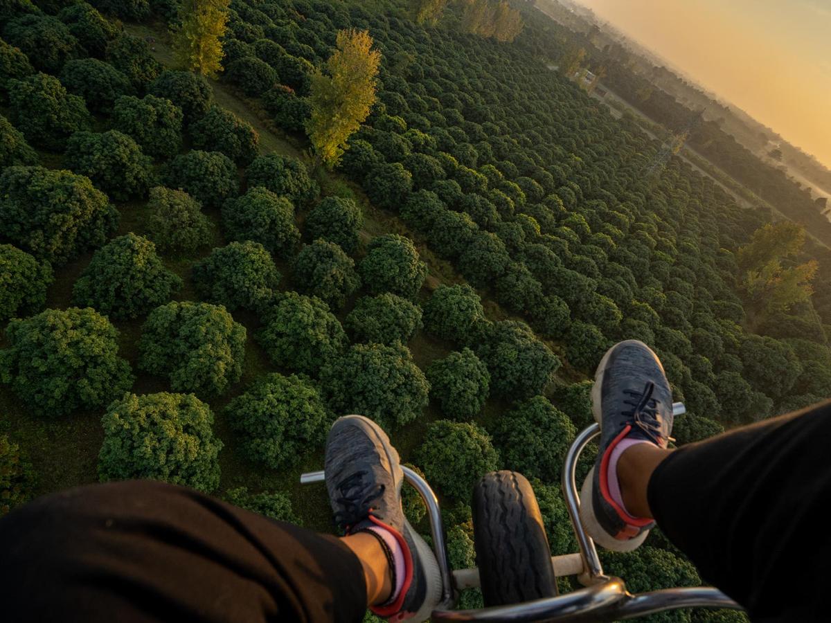 The Homestead - Paragliding view