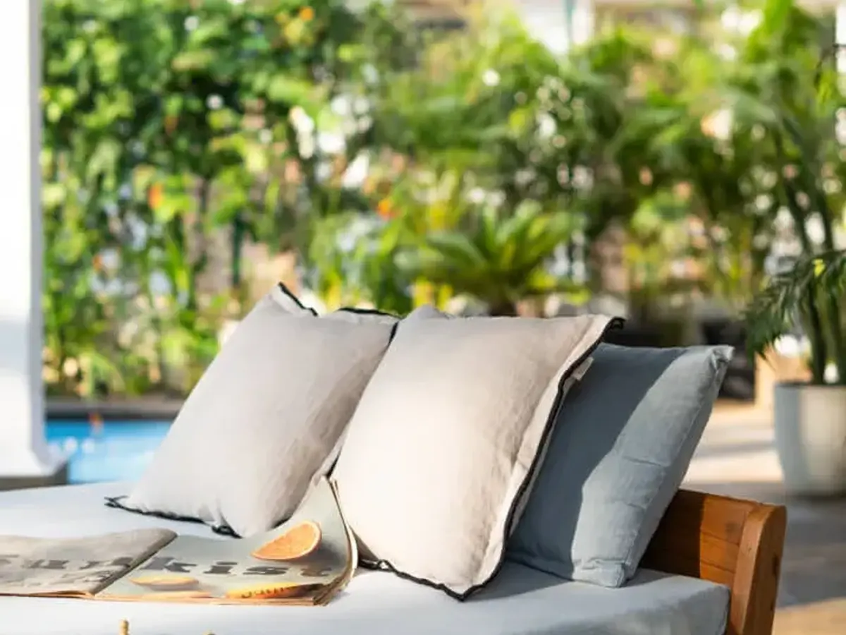 Poolside Seating Area | Regato Villa D by Lohono Stays