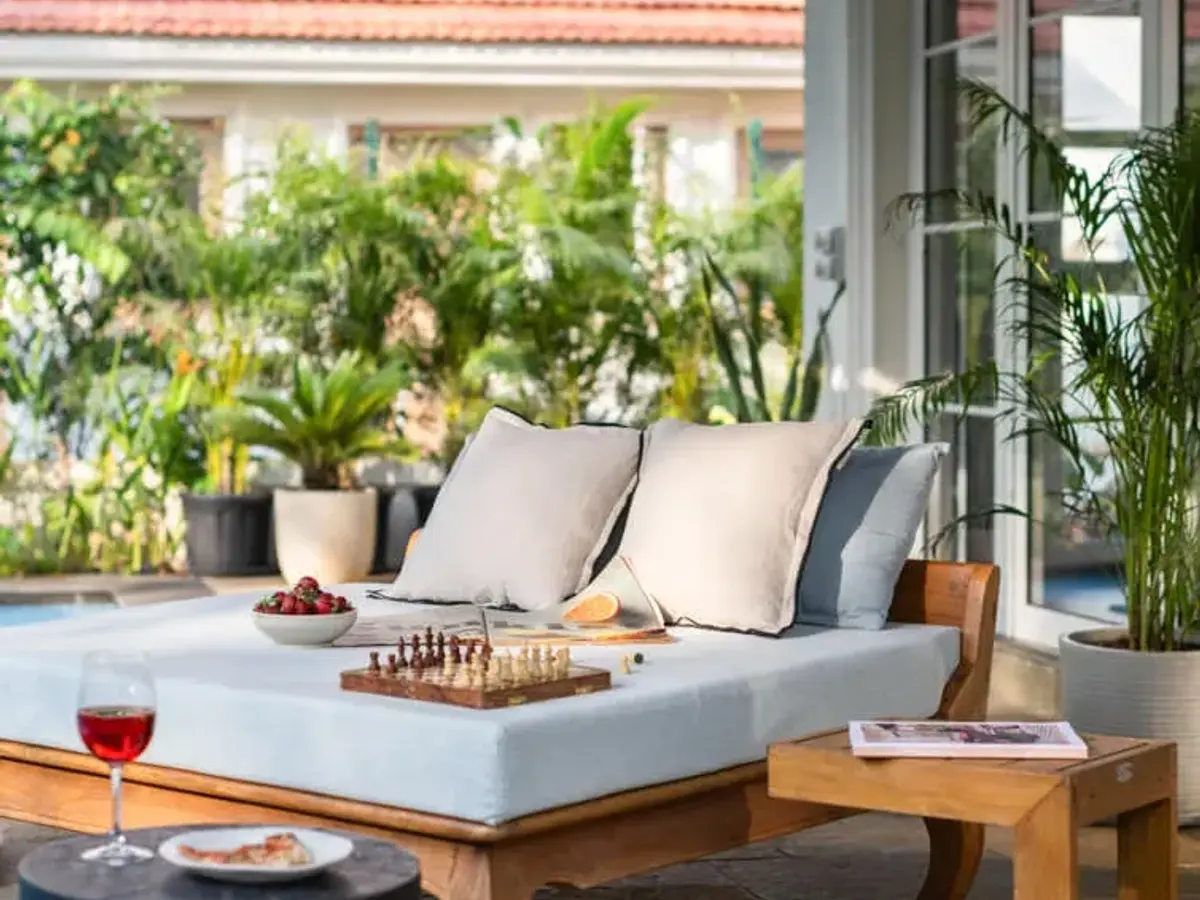 Poolside Lounging | Regato Villa D by Lohono Stays