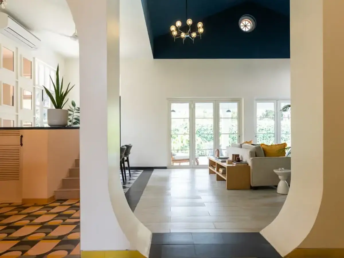 Entrance to Living Area - Regato D Villa in Goa | Lohono Stays