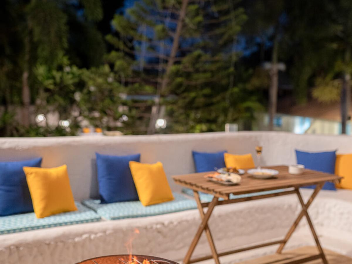 Barbecue Area | Villa Santorini in Alibaug