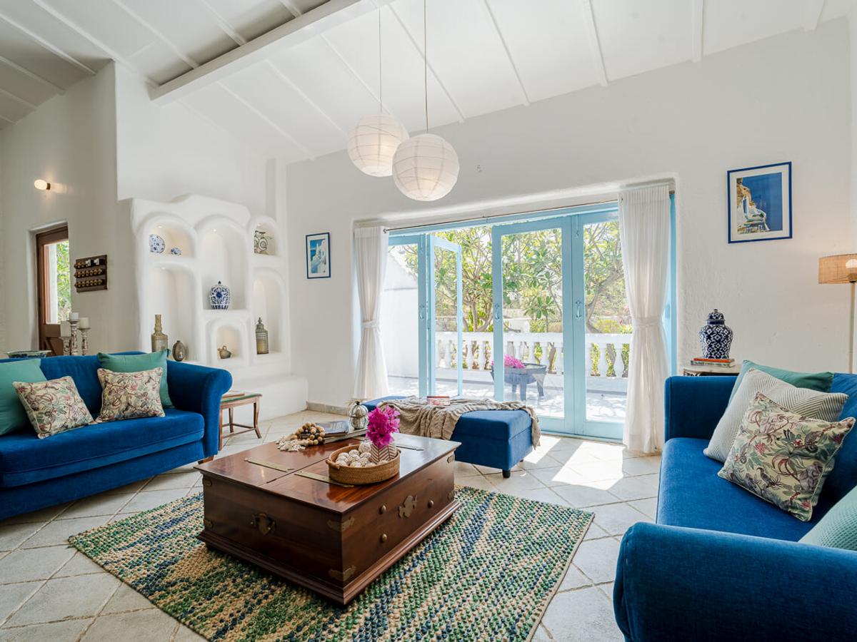 Living Room | Villa Santorini in Alibaug