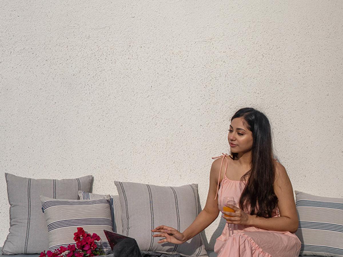 Lounge by the Pool | Siena D Villa in Alibaug